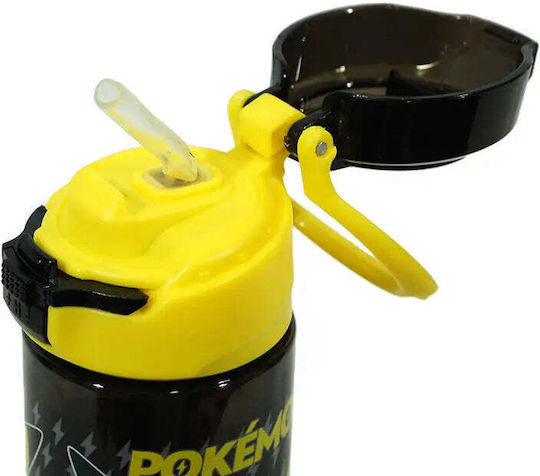 Nintendo Pokemon Pikachu Παιδικό Παγούρι Πλαστικό με Βιδωτό Καπάκι Non Spill Κίτρινο 500ml