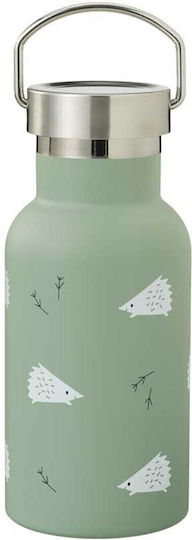 Fresk Kids Water Bottle Thermos Stainless Steel with Straw Hedgehog 350ml