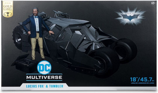 DC Multiverse Gold Label Tumbler Lucius Fox Dark Knight Action Figure 18cm