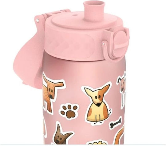 Ion8 Slim Παιδικό Παγούρι Πλαστικό Non Spill Dogs 500ml