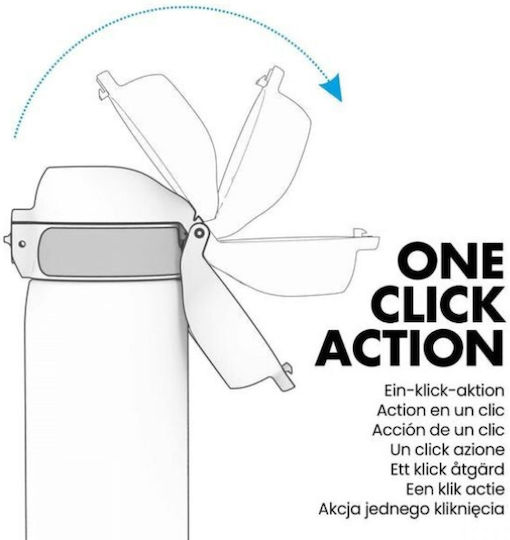 Ion8 Slim Παιδικό Παγούρι Πλαστικό Non Spill Dogs 500ml