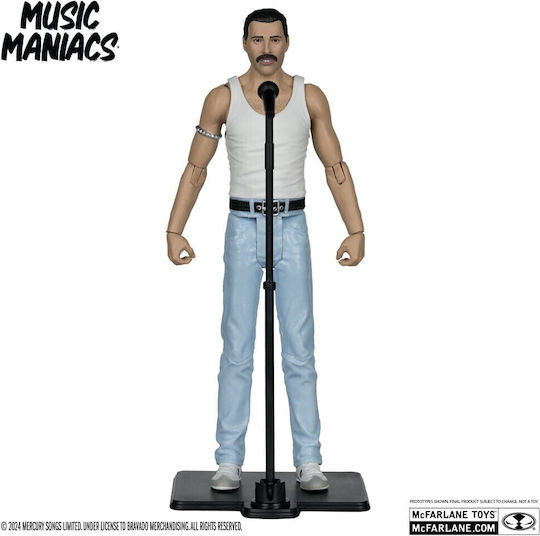 Mcfarlane Toys Music Maniacs Freddy Mercury Action Figure 15cm