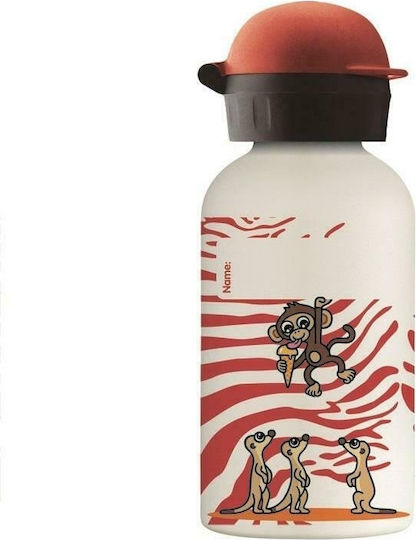 Laken Kinderflasche Thermos Rostfreier Stahl Auslaufsicher Rot 350ml