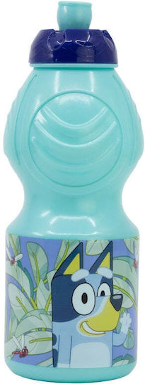 Euromic Παιδικό Παγούρι Bluey Πλαστικό Γαλάζιο 400ml