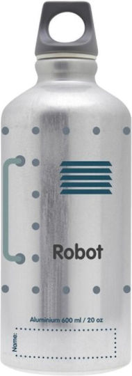 Laken Futura Sticlă Pentru Copii din Aluminiu Alb 600ml