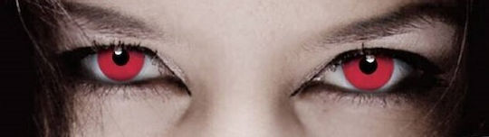 Clearlab Clear Color 1-Day Phantom 2 Daily Coloured Contact Lenses Without Diopters Red Vampire