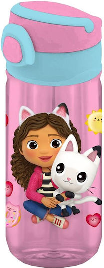 412703 Food Container-Water Bottle Plastic Set Gabbys Dollhouse
