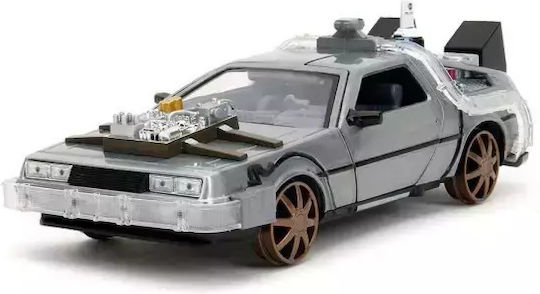 Jada Toys Back To The Future - Time Machine Model 4 Diecast Model (1/24) Όχημα Φιγούρα ύψους 20εκ. σε Κλίμακα 1:24