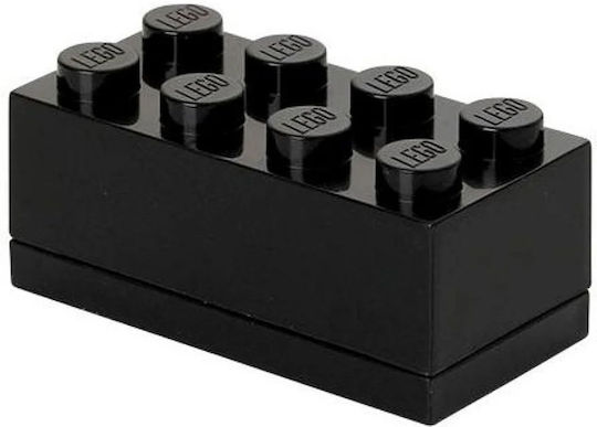 LEGO Mini Recipient pentru copii din plastic Negru
