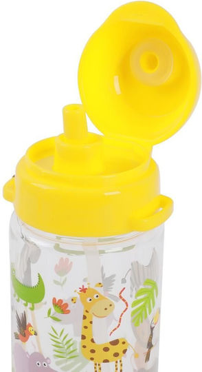 iDrink Kids Water Bottle Plastic with Straw 400ml