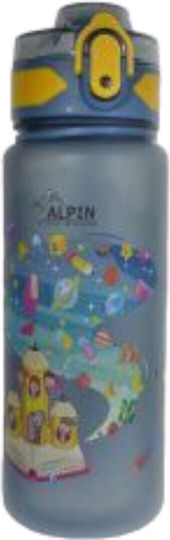 Alpin Παιδικό Παγούρι Πλαστικό με Καλαμάκι Non Spill 500ml