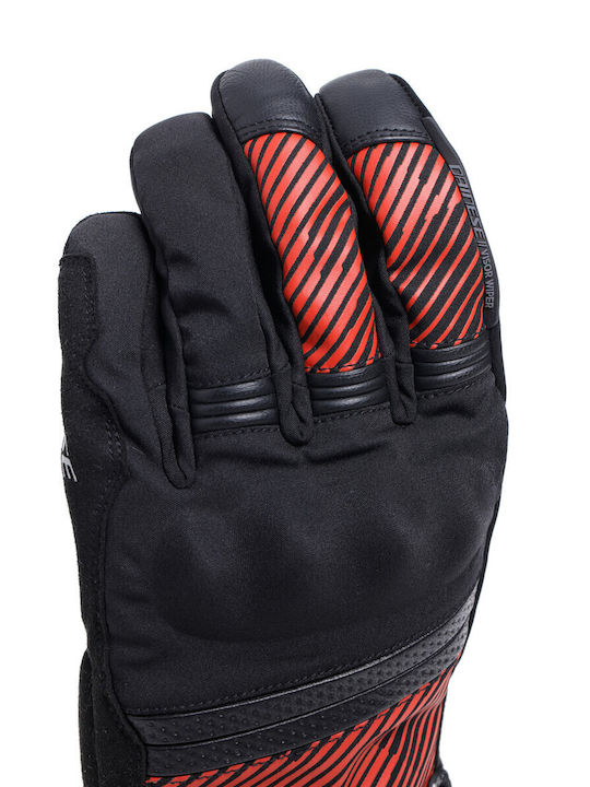 Dainese Fulmine Winter Men's Motorcycle Gloves Waterproof Black/Red