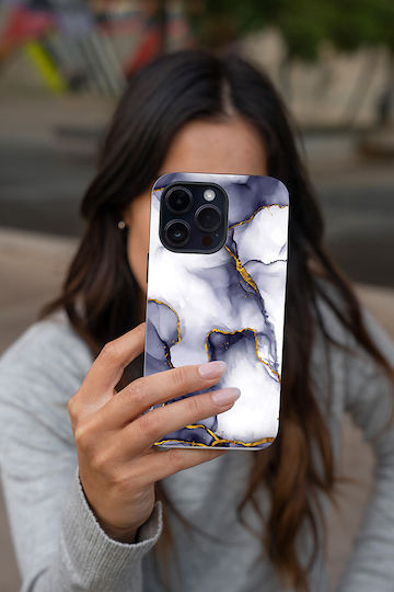 Sonique Marble Series Case Samsung Galaxy A54 5G Purple Grey