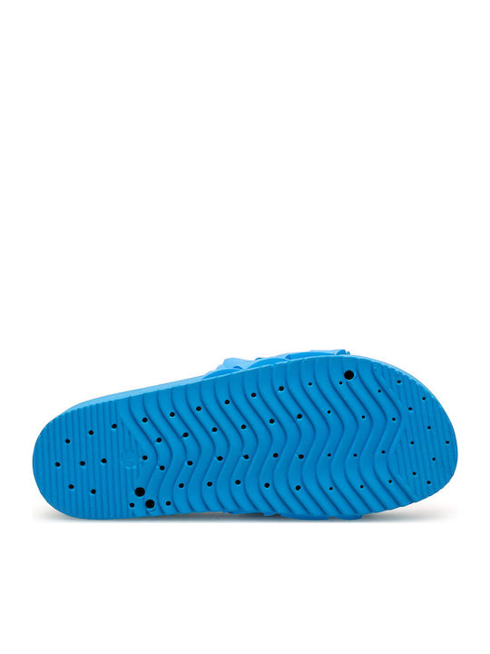 Flache Sandalen für Damen in Blau Farbe