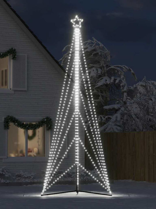 vidaXL Christmas Decorative Illuminated Tree 480cm Yes Electric White