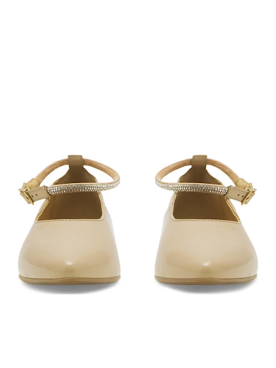 Damen Ballerinas in Beige Farbe