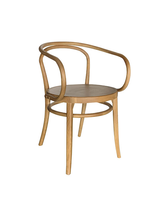 Pandora Dining Room Wooden Chair Natural 48x48x88cm