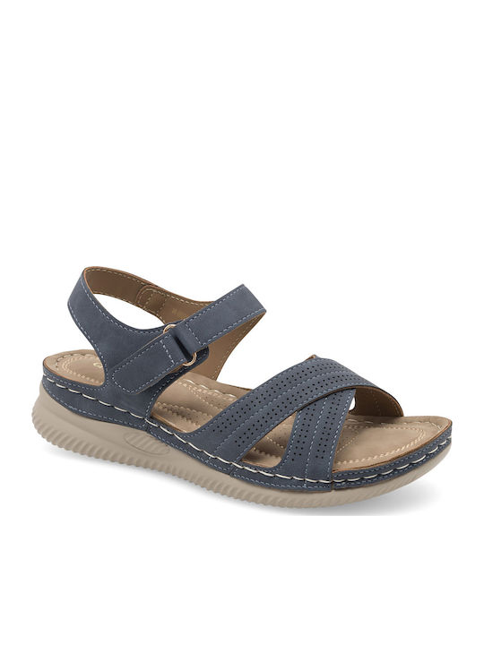 Damenplattformen Marineblau