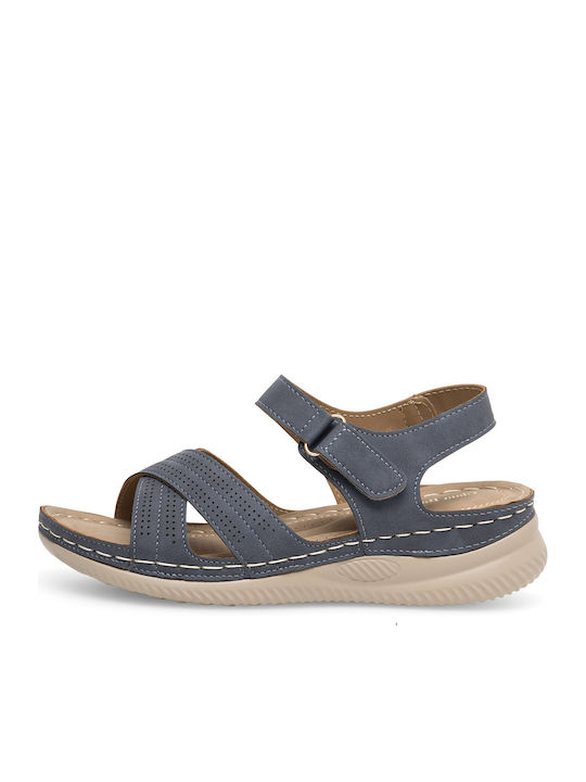 Damenplattformen Marineblau