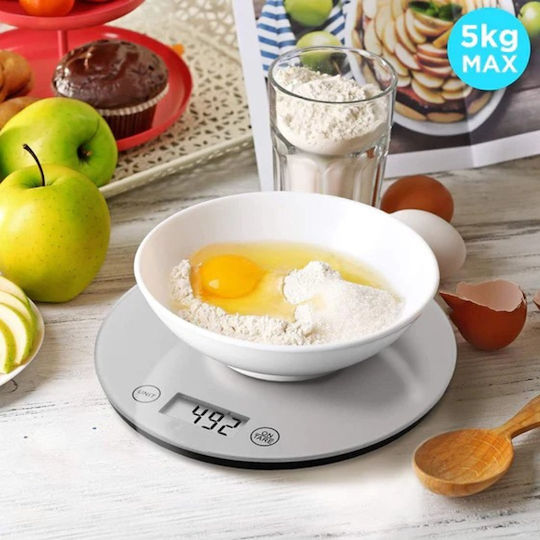 Royalty Line Digital Kitchen Scale Up To 5kg White