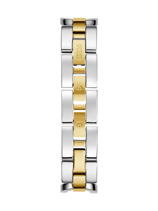 Guess Γυναικείο Ρολόι 22mm Χρονογράφος Μπαταρίας με Μεταλλικό Μπρασελέ