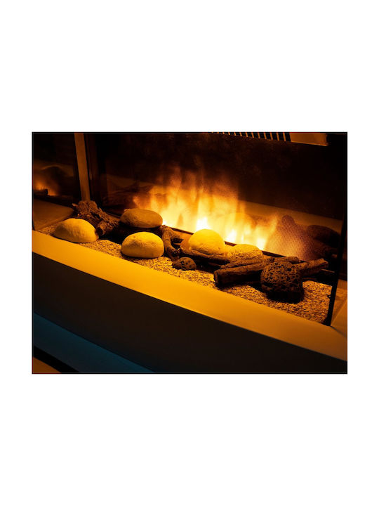 Classic Fire Wall Mounted Electric Fireplace 2000W 81.2x22cm