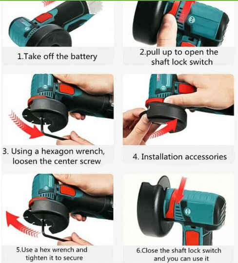 Factory Grinder Mini 76mm Battery 12V Solo