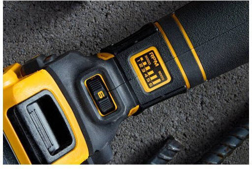 DEWALT DCG409VST1 Grinder 125mm Battery 1x6Ah
