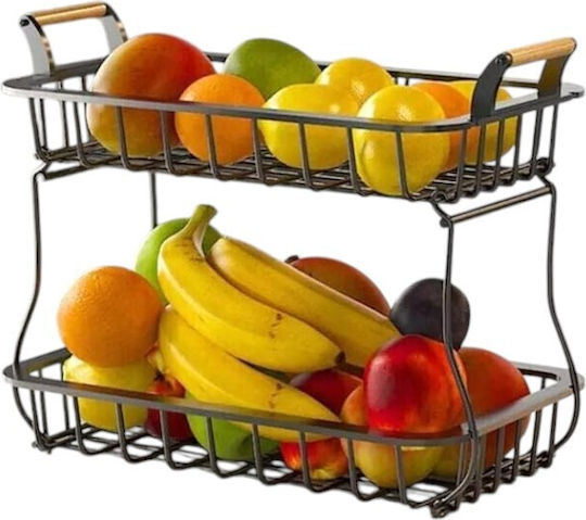 Metallic Fruit Bowl