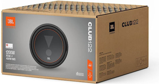 JBL Club 122 Car Audio Subwoofer 12" 1200W RMS with Box