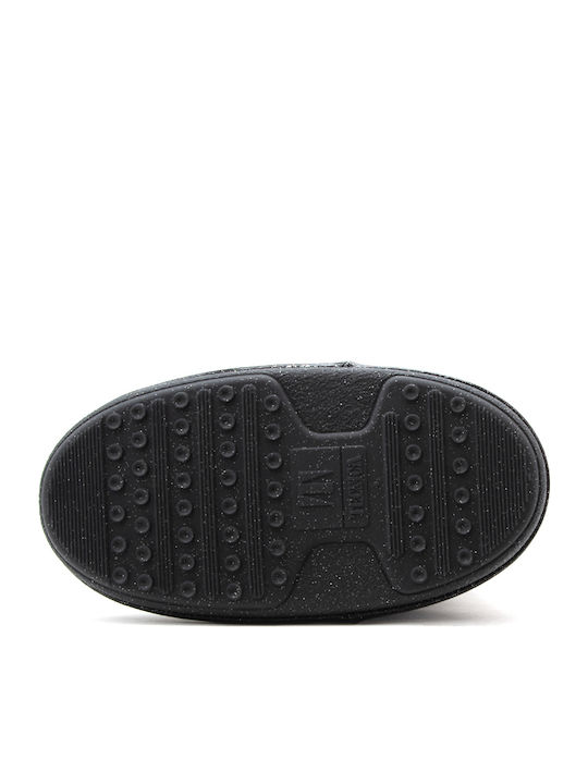 Snow Boots with Laces Black