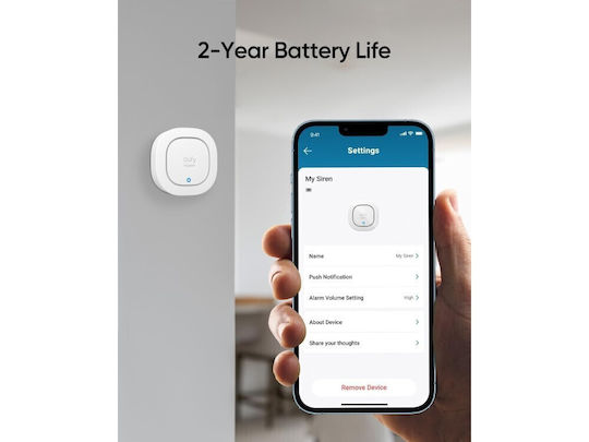 Anker Eufy Wireless Alarm Siren Battery Outdoor 105dB
