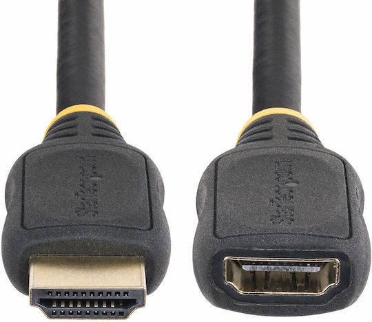 StarTech HDMI 2.0 Premium High Speed 4K 60Hz HDR Cable HDMI Male - HDMI Female 1m Black