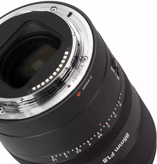 7artisans Full Frame Φωτογραφικός Φακός AF 85mm f1.8 για Nikon Z Mount Μαύρος