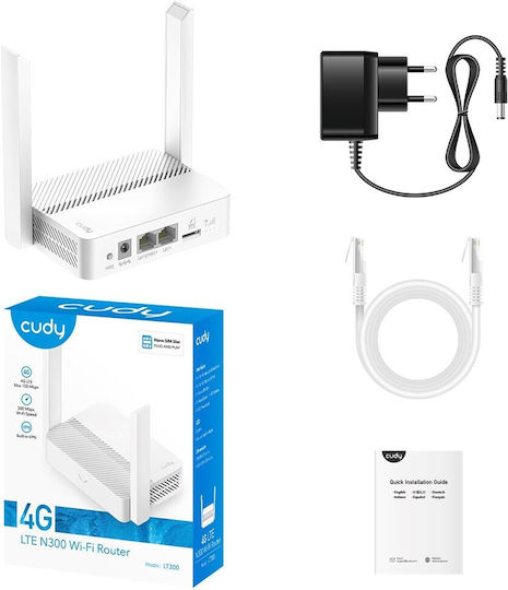 Cudy LT300 v1 Безжичен 4G с 2 Порта Ethernet