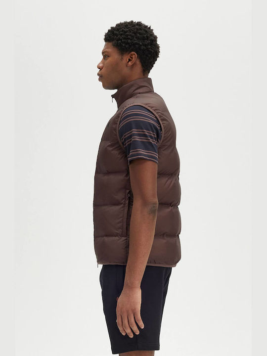 Fred Perry Jacket Puffer Brown