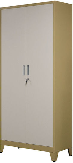 Dulap cu Două Uși ES-01B Metal 90x40x195cm 0400071