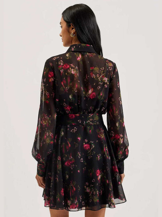 Ted Baker Mini Shirt Dress Dress Black