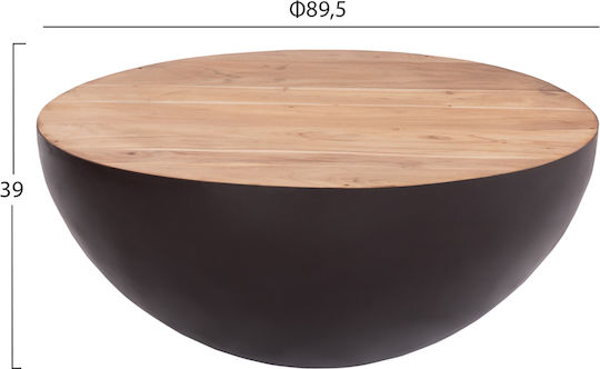 Zentrales Kaffeetisch Bowl Rusty