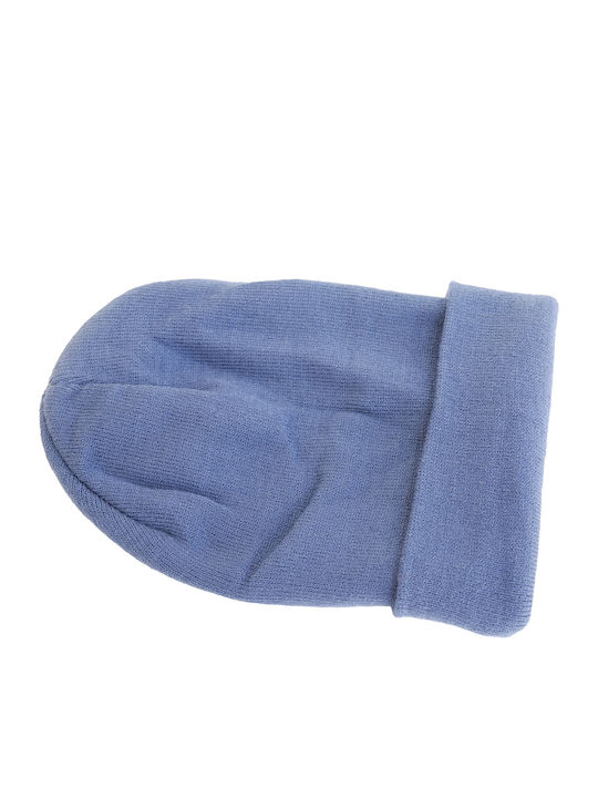 Beanie Unisex Σκούφος Πλεκτός σε Μπλε χρώμα