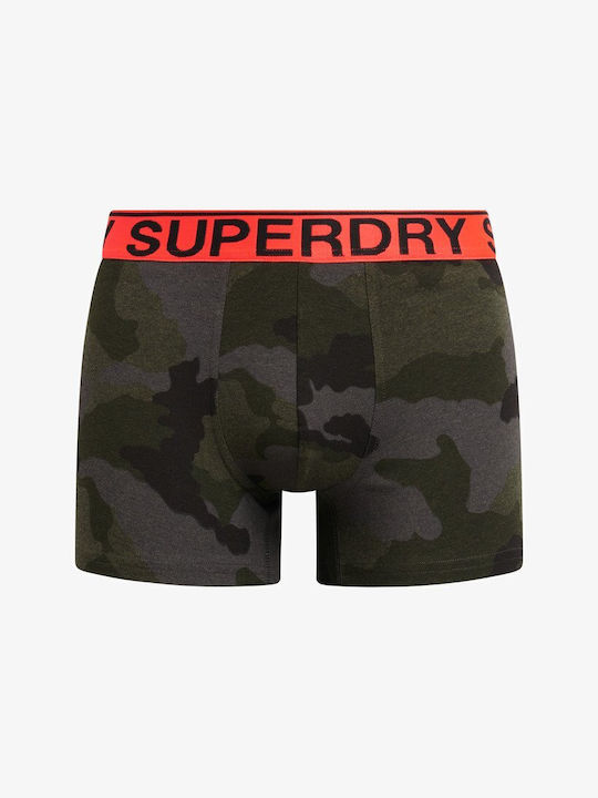 Superdry Trunk Men's Boxers 2pack Black Camo M3110461a Cs4