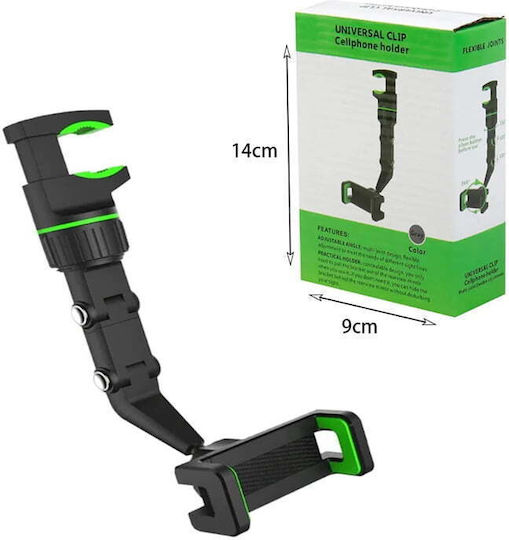 Car Mobile Mount with Adjustable Hooks Black