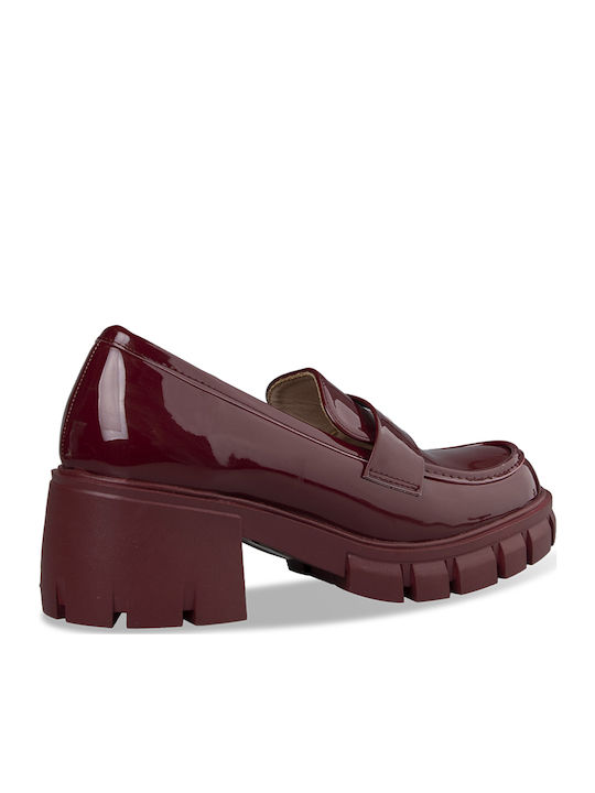 Γυναικεία Loafers σε Κόκκινο Χρώμα