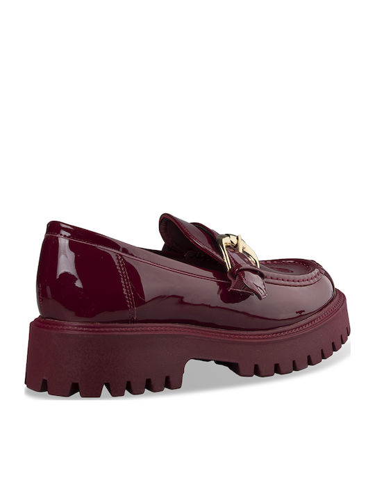 Γυναικεία Loafers σε Κόκκινο Χρώμα