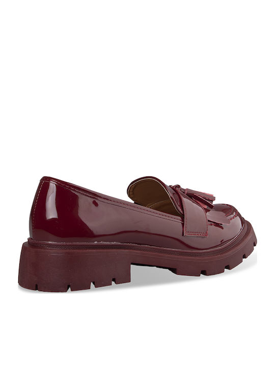 Γυναικεία Loafers σε Κόκκινο Χρώμα