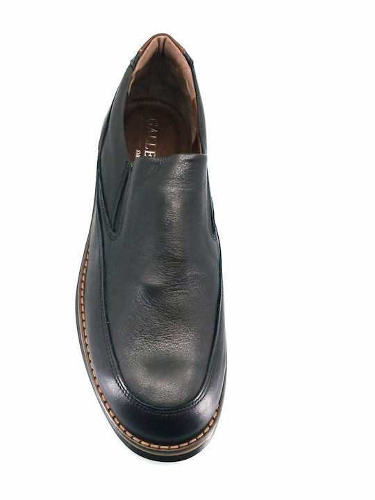 Men's Leather Casual Shoes Black