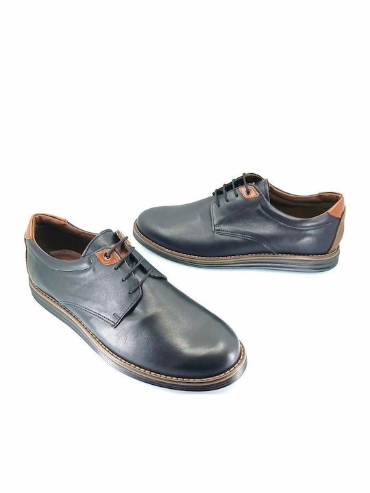 Men's Leather Casual Shoes Black