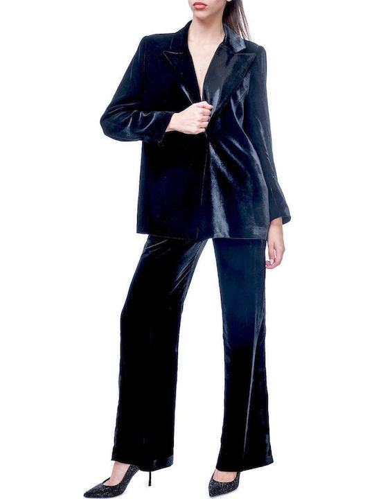 MY T Women's Blazer Black