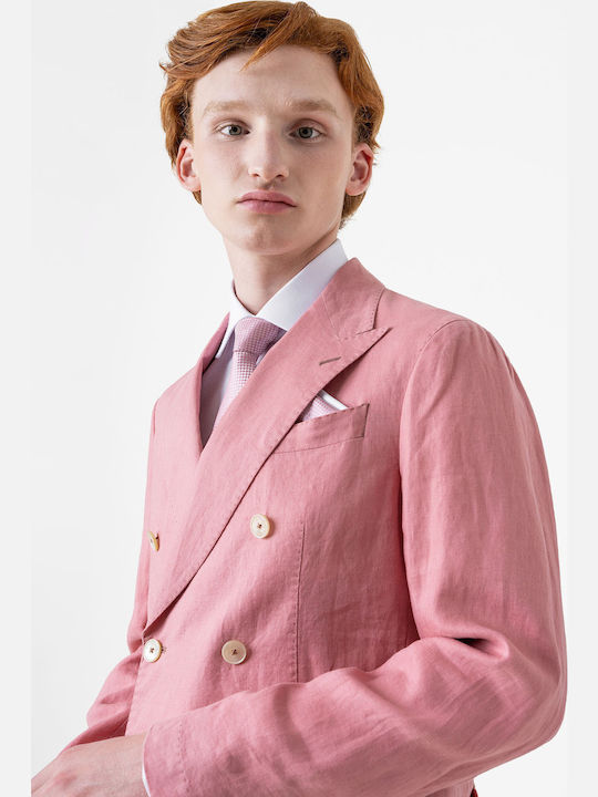 Sommer Herrenanzug Pink