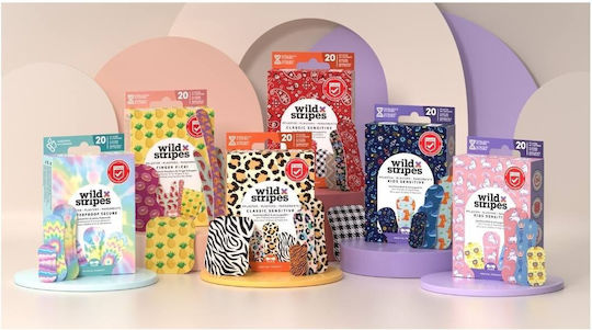 Wild Stripes Classic Sensitive Kids Plasters 20pcs